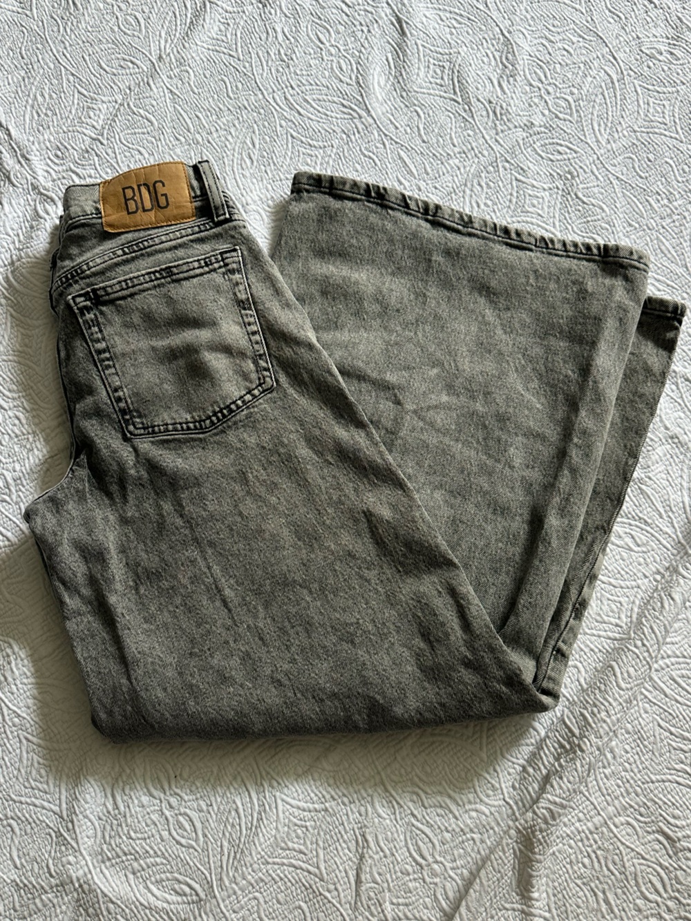 BDG Washed Gray Relaxed Jeans